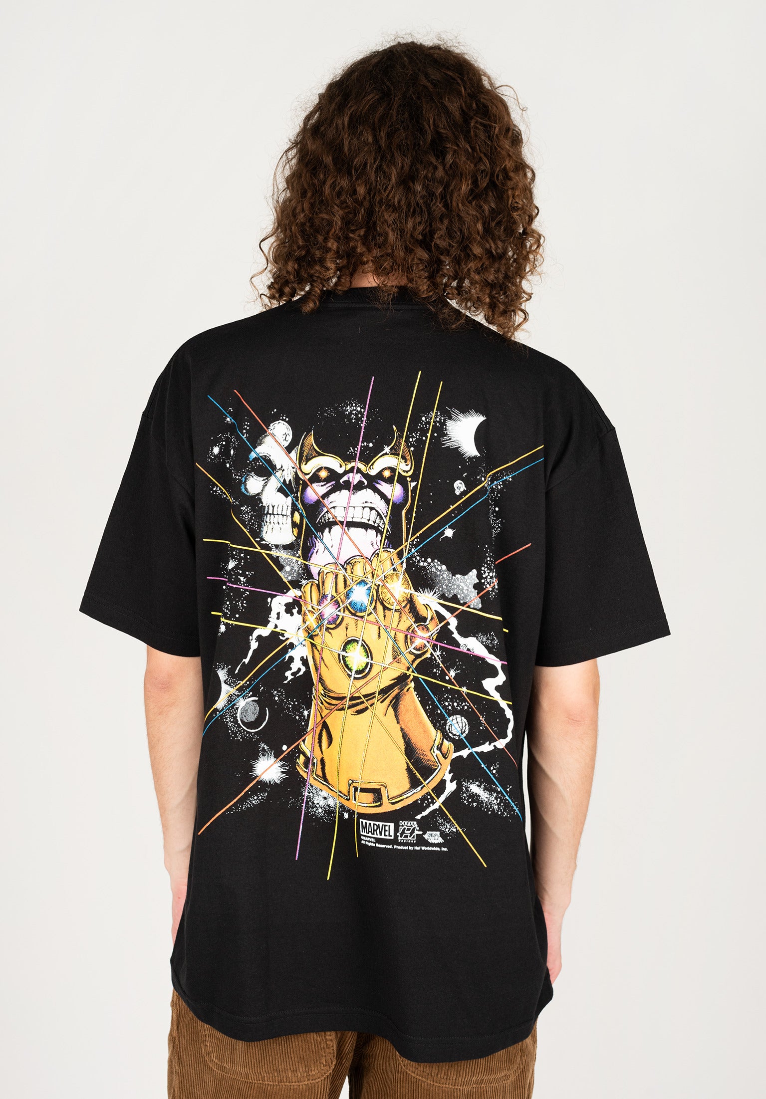 Black yellow huf online shirt