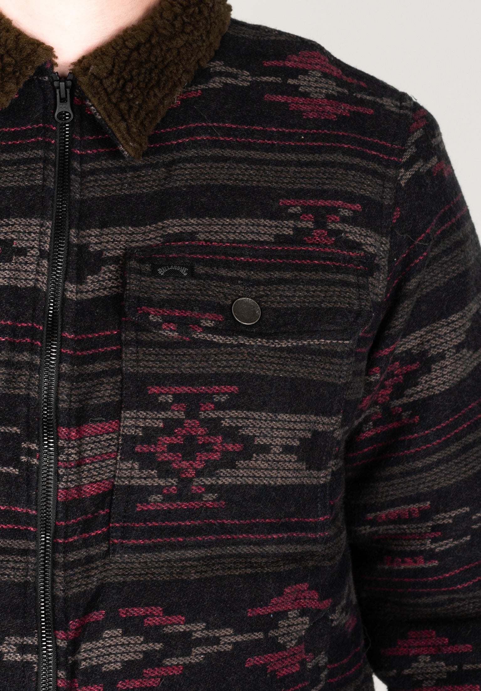 Barlow Sherpa Billabong Winter Jackets in navy for Men TITUS