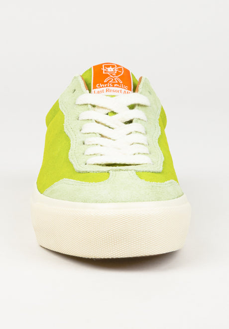 VM004 Milic Leather/Suede Low duogreen-white Rückenansicht