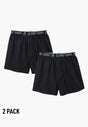 Boxerbriefs 2er Pack black Vorderansicht