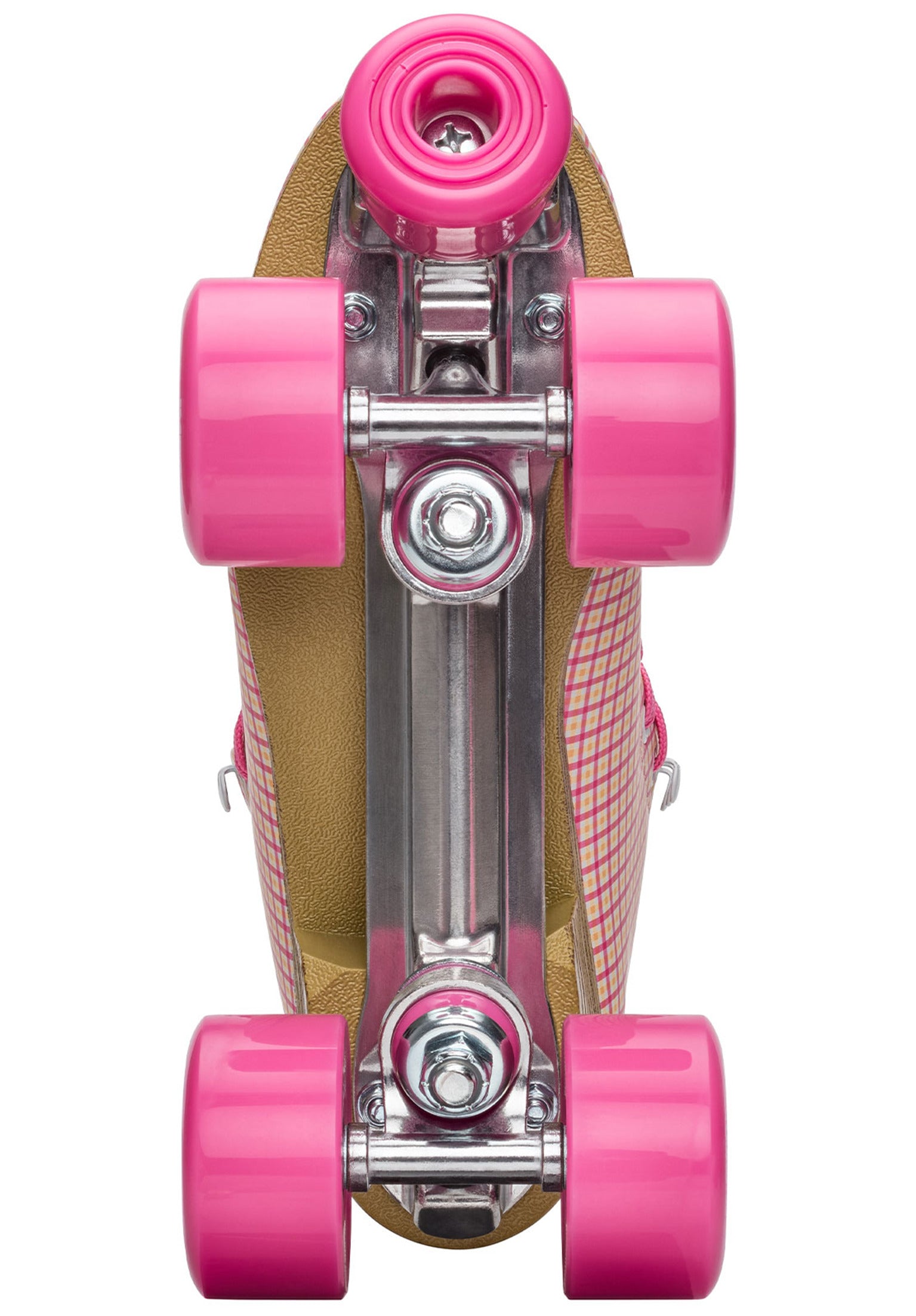 Pink outlet Tartan Rollerskates