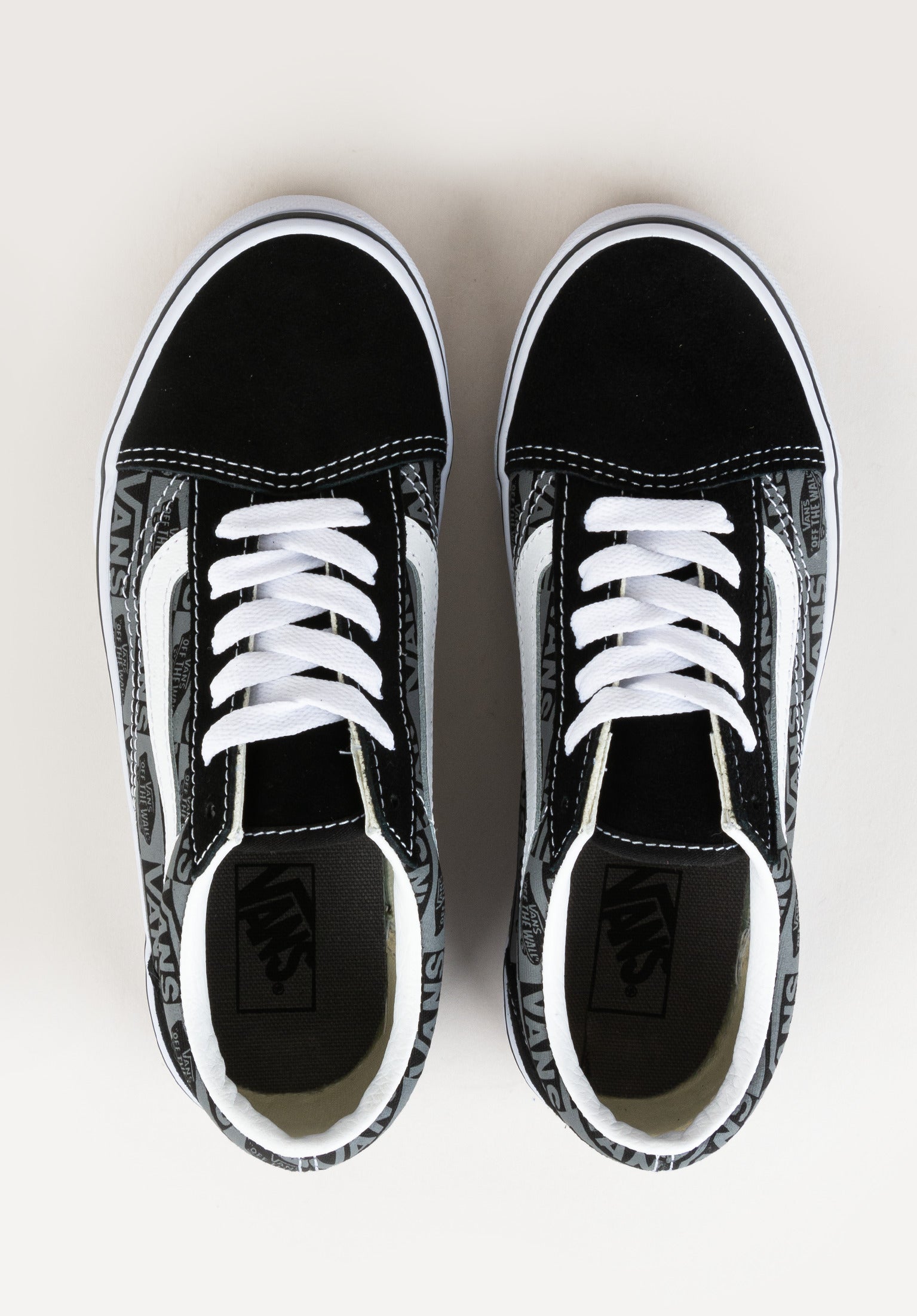 Old Skool V Kids Vans Kids Shoes in logoblack grey for Kids TITUS