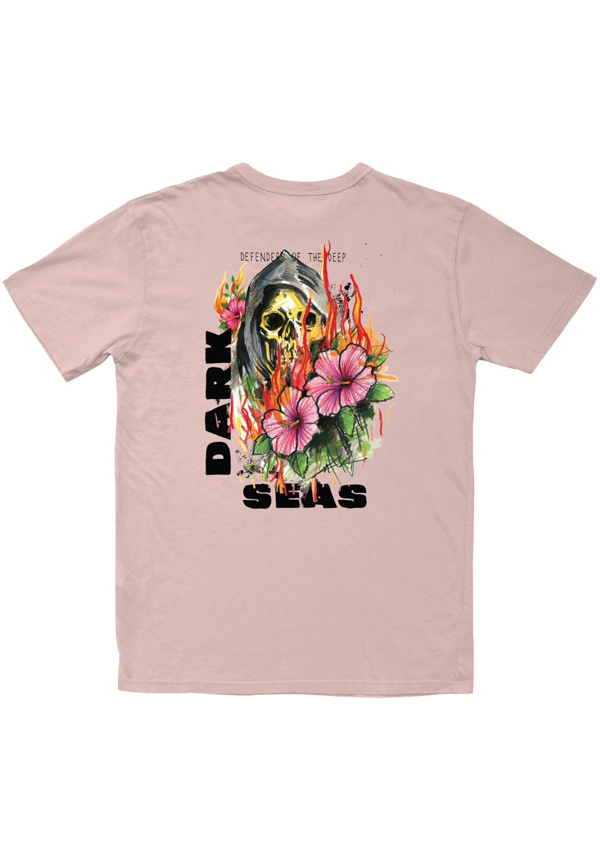 Kingdom's Fire Old Time Tee veiled rose Rückenansicht