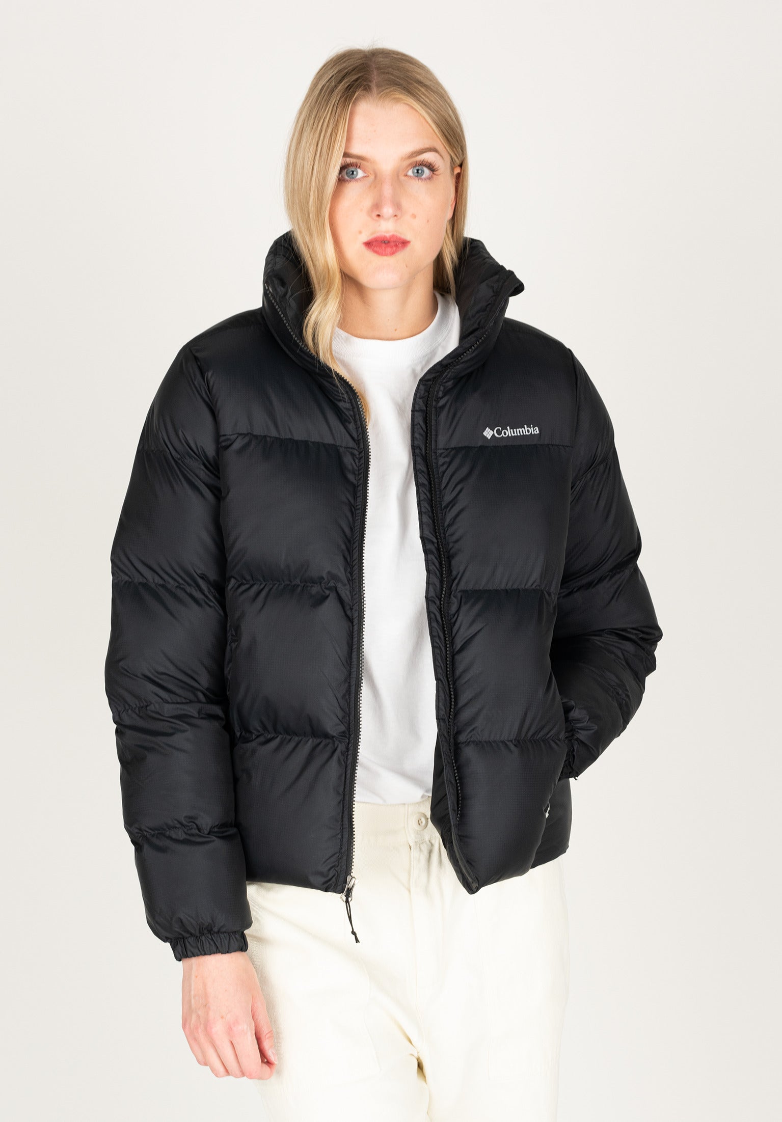 Puffect Columbia Winter Jackets in black for c TITUS