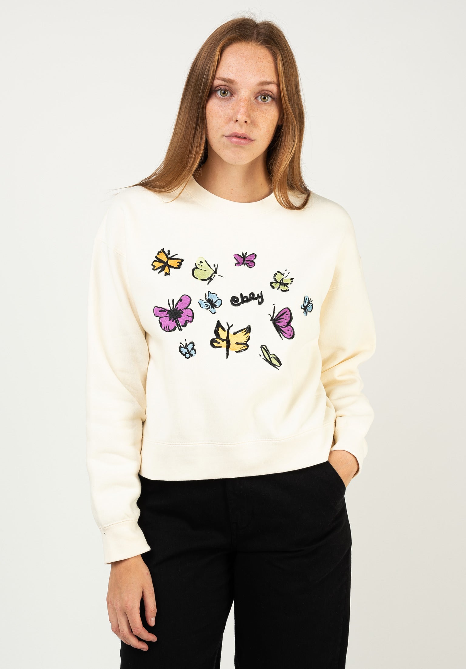 Obey cheetah sale print sweatshirt