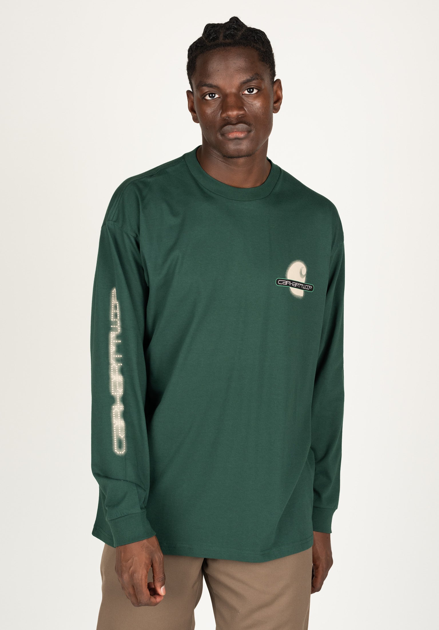 Electronics Carhartt WIP Longsleeve in discoverygreen for Men TITUS