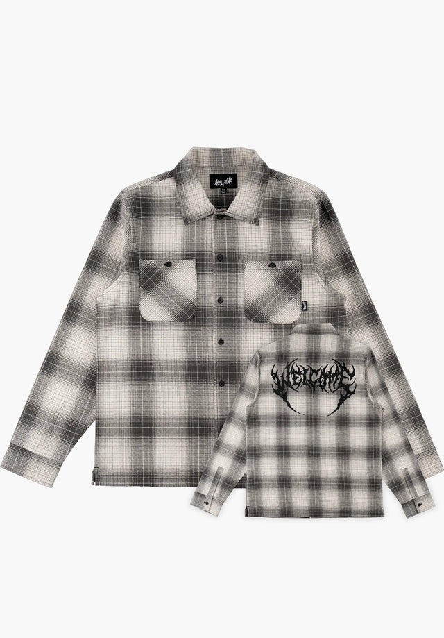 Fang Woven Plaid black Vorderansicht