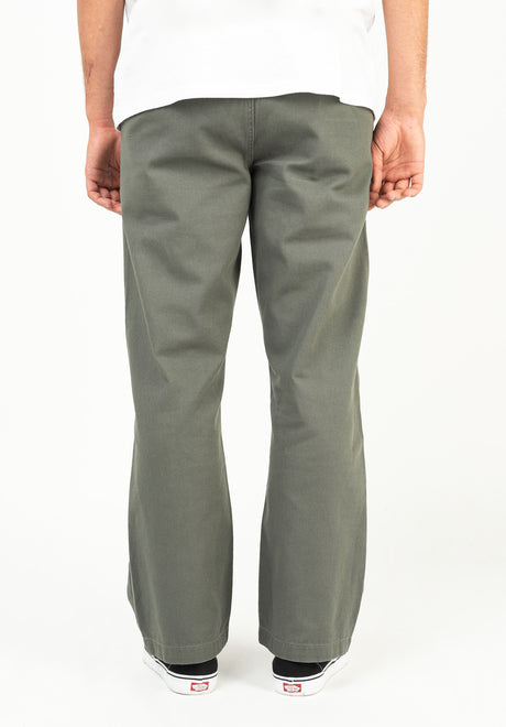 Regular Chino charcoal Rückenansicht