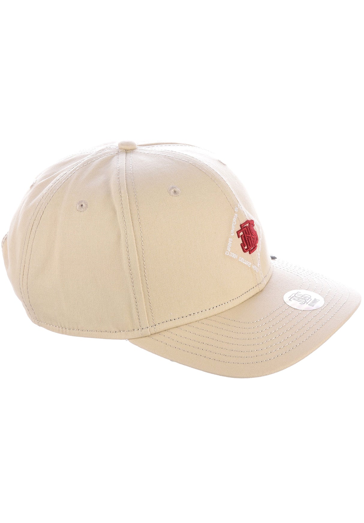 6 Panel TrueFit New Diamond khaki Close-Up2