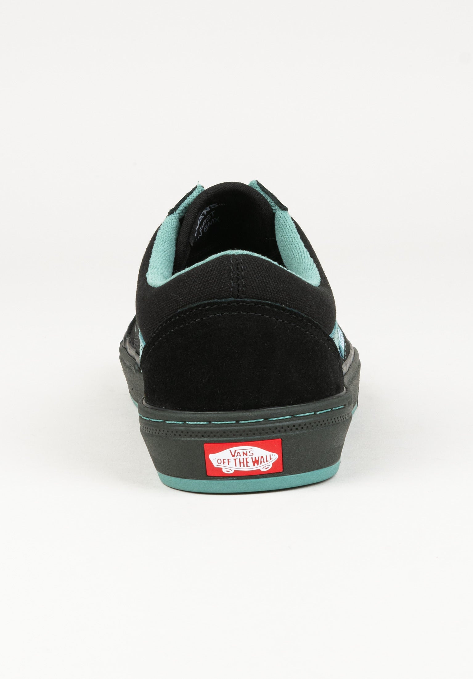 Turquoise and black sales vans