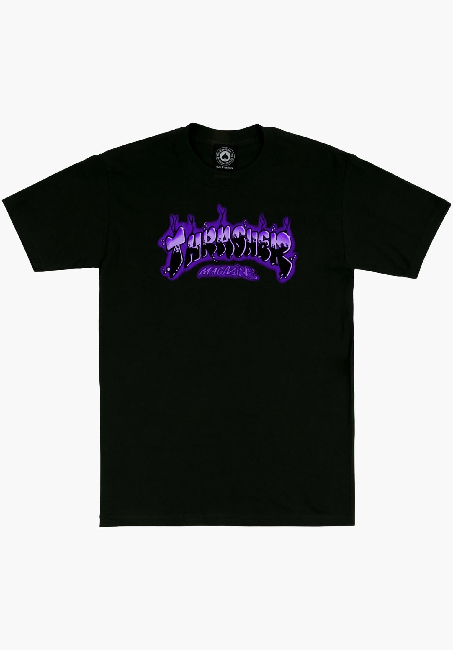 Thrasher purple 2024 t shirt