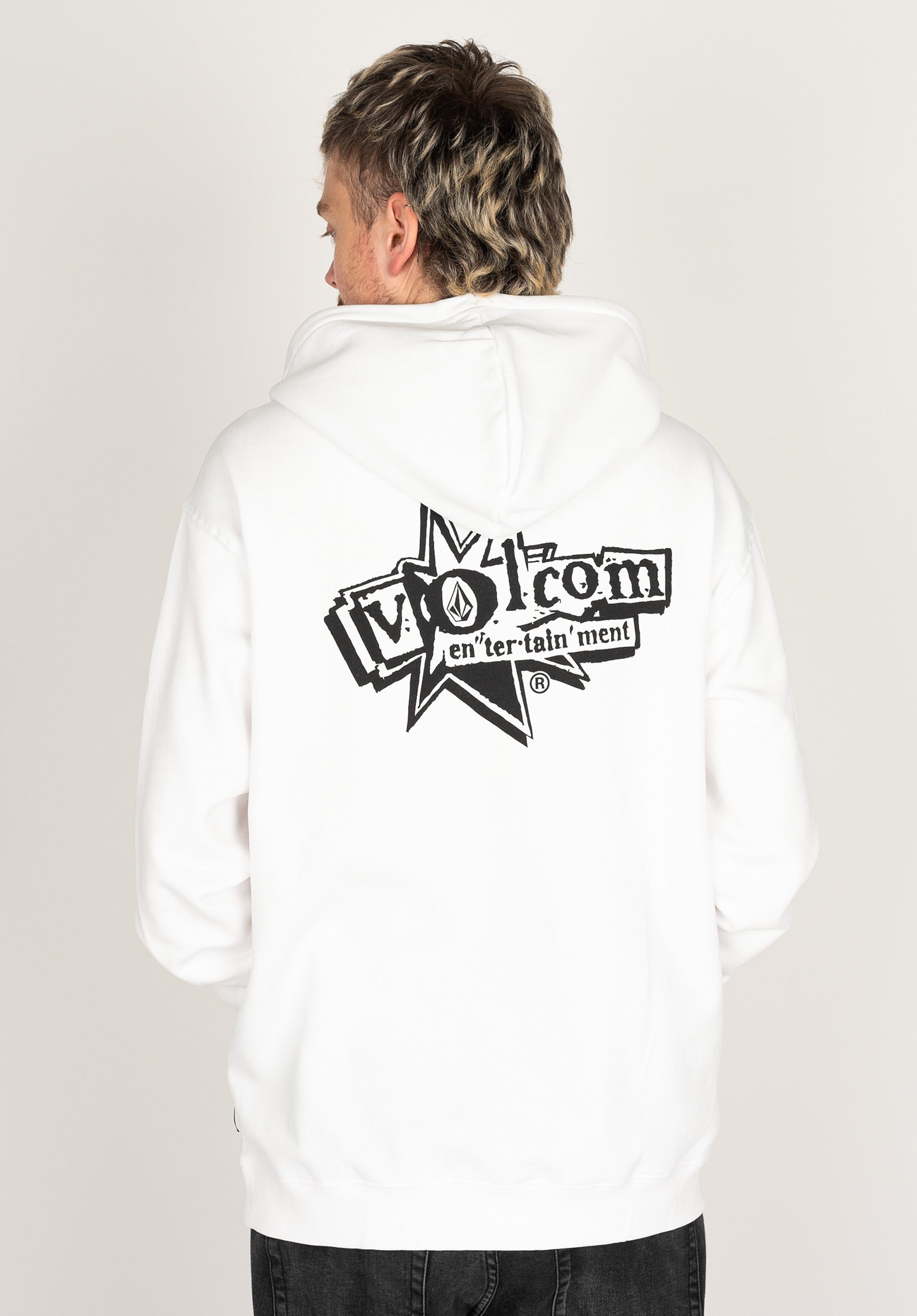 V Ent Po Volcom Hoodie in white for Men – TITUS