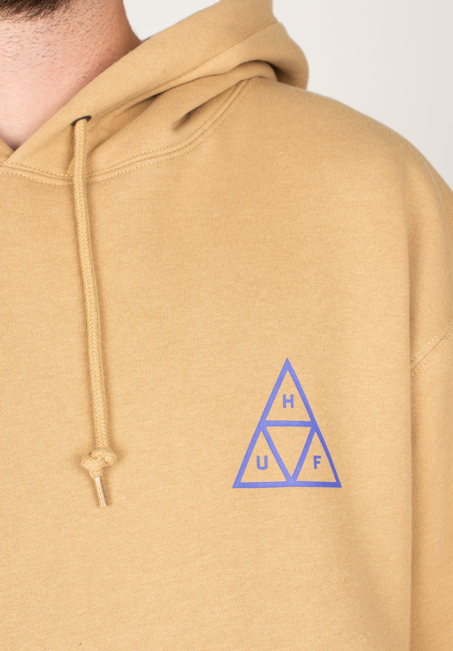 Set Triple Triangle HUF Hoodie in oatmeal for c TITUS