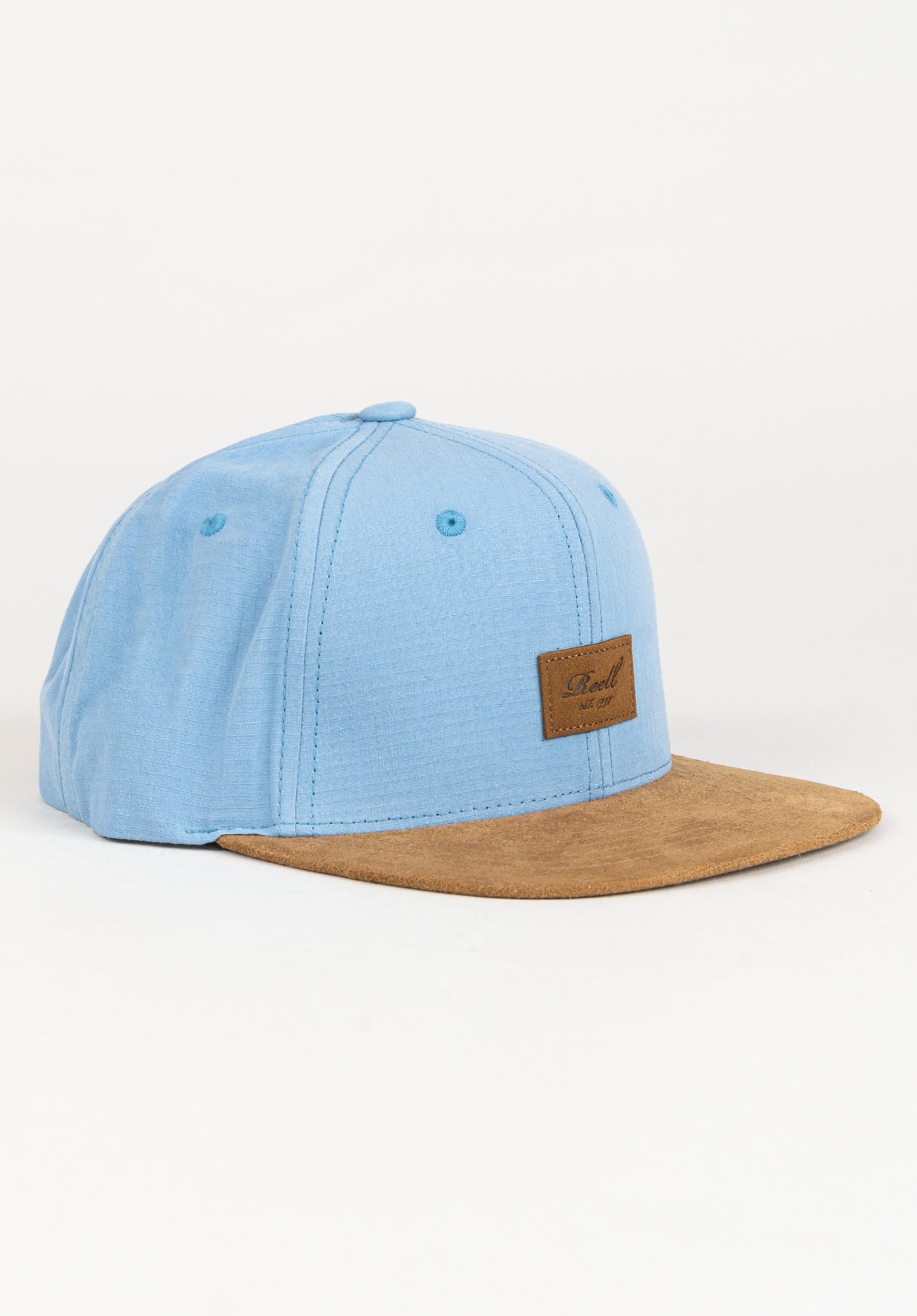 Suede 6-Panel fogblue-mini-ripstop Vorderansicht