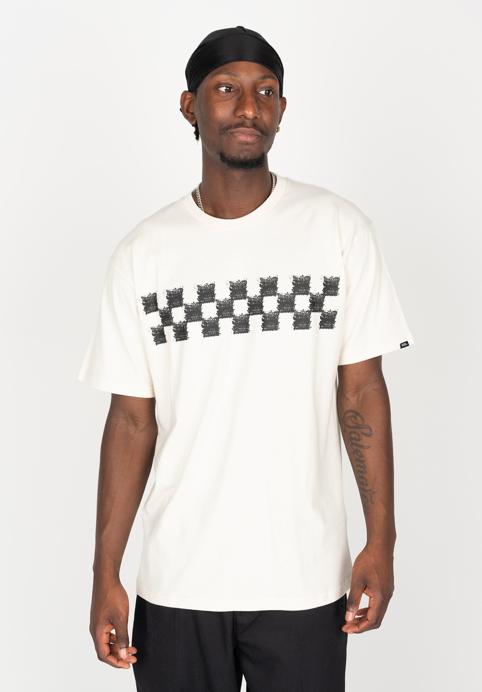 Black and white store vans checkered shirt