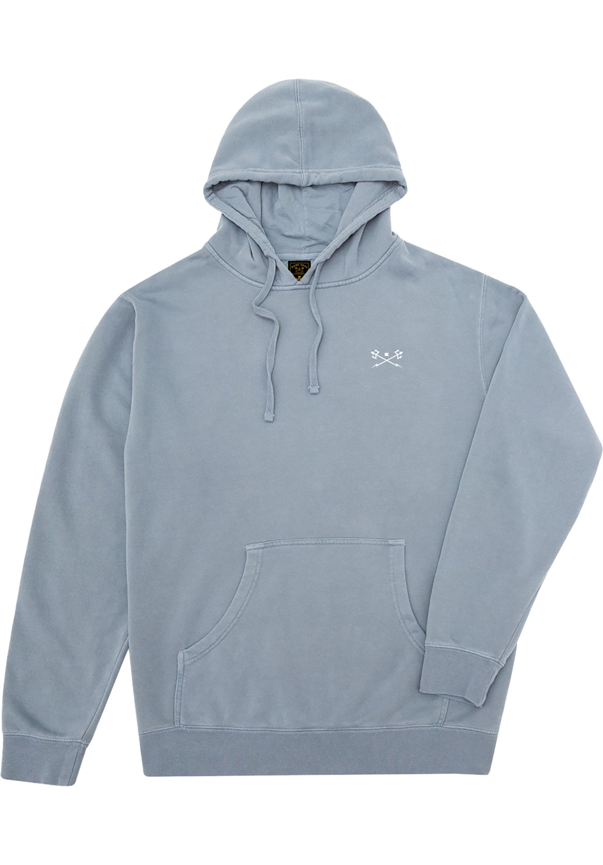 Go-To- Pigment Pullover Fleece slateblue Vorderansicht