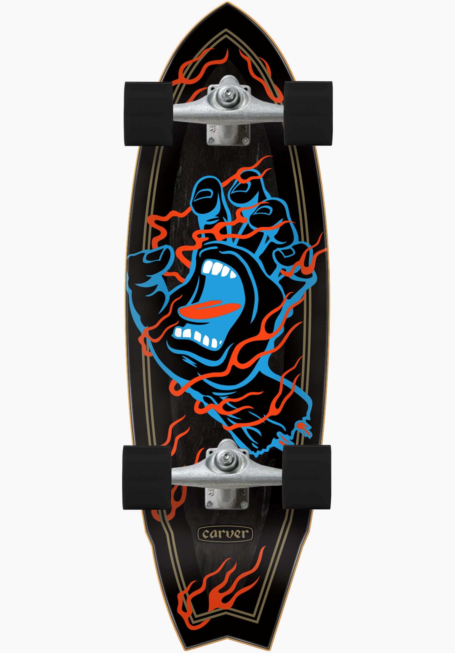 Inferno Hand Shark Carver Surf Skate