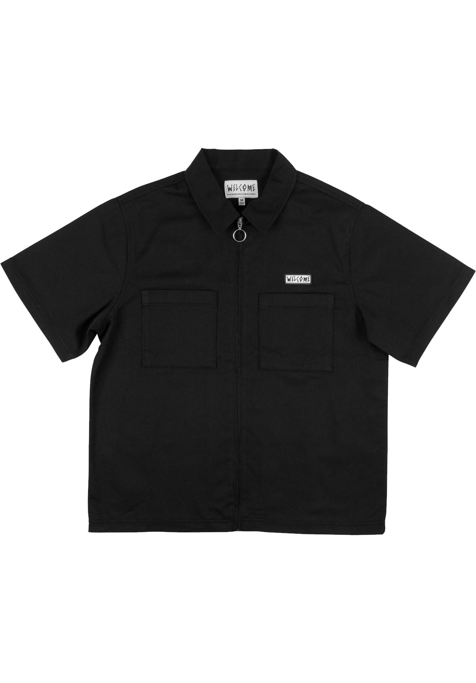 Bapholit Zip Up Work Shirt