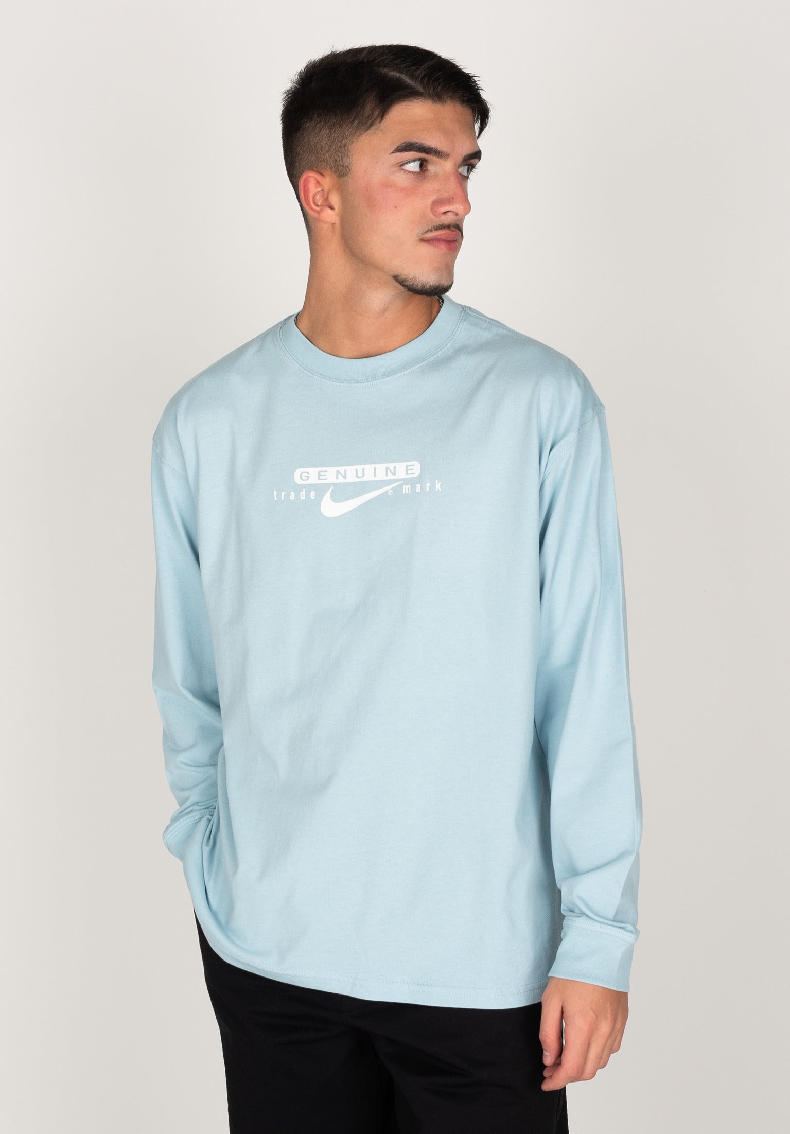 Light blue nike outlet long sleeve