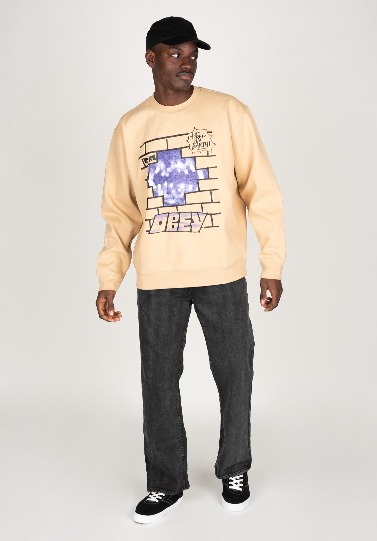 Obey sweatshirt outlet mens