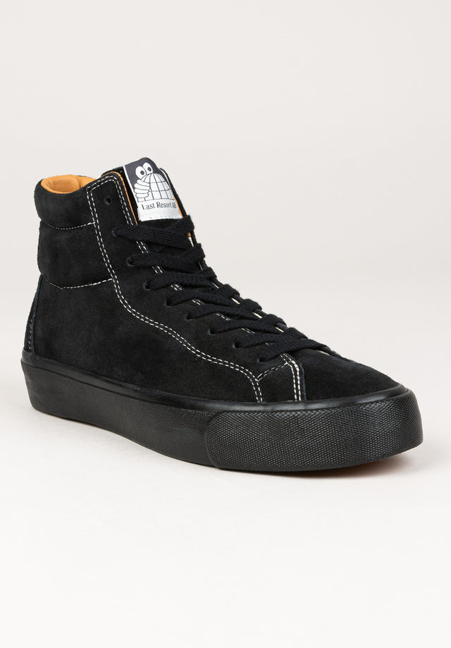 VM003 Suede Hi black-black-white Vorderansicht