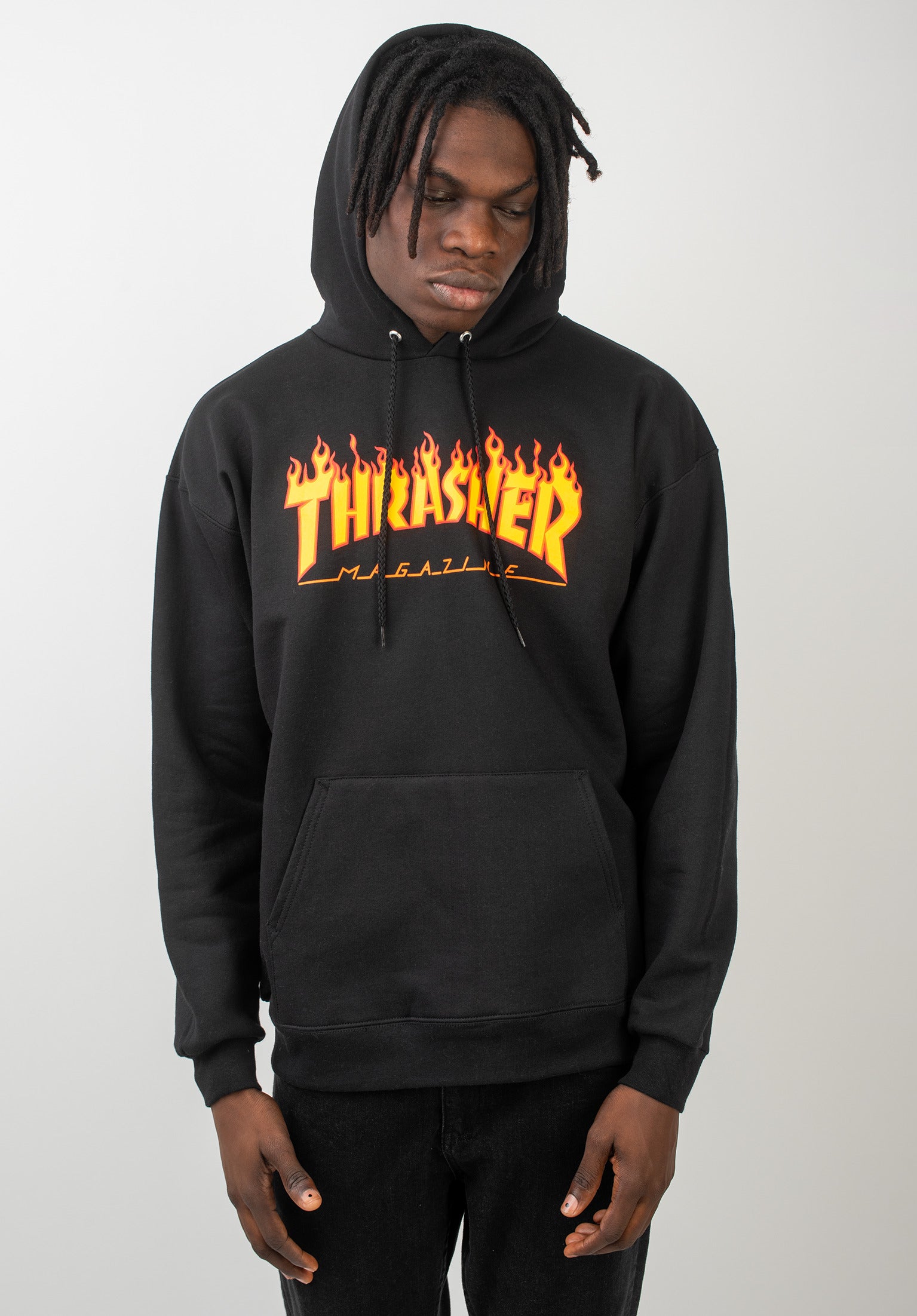 Flame Thrasher Hoodie in black for Men – TITUS