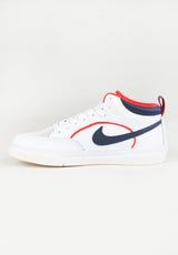 React Leo Premium white-midnightnavy-universityred-white Oberansicht