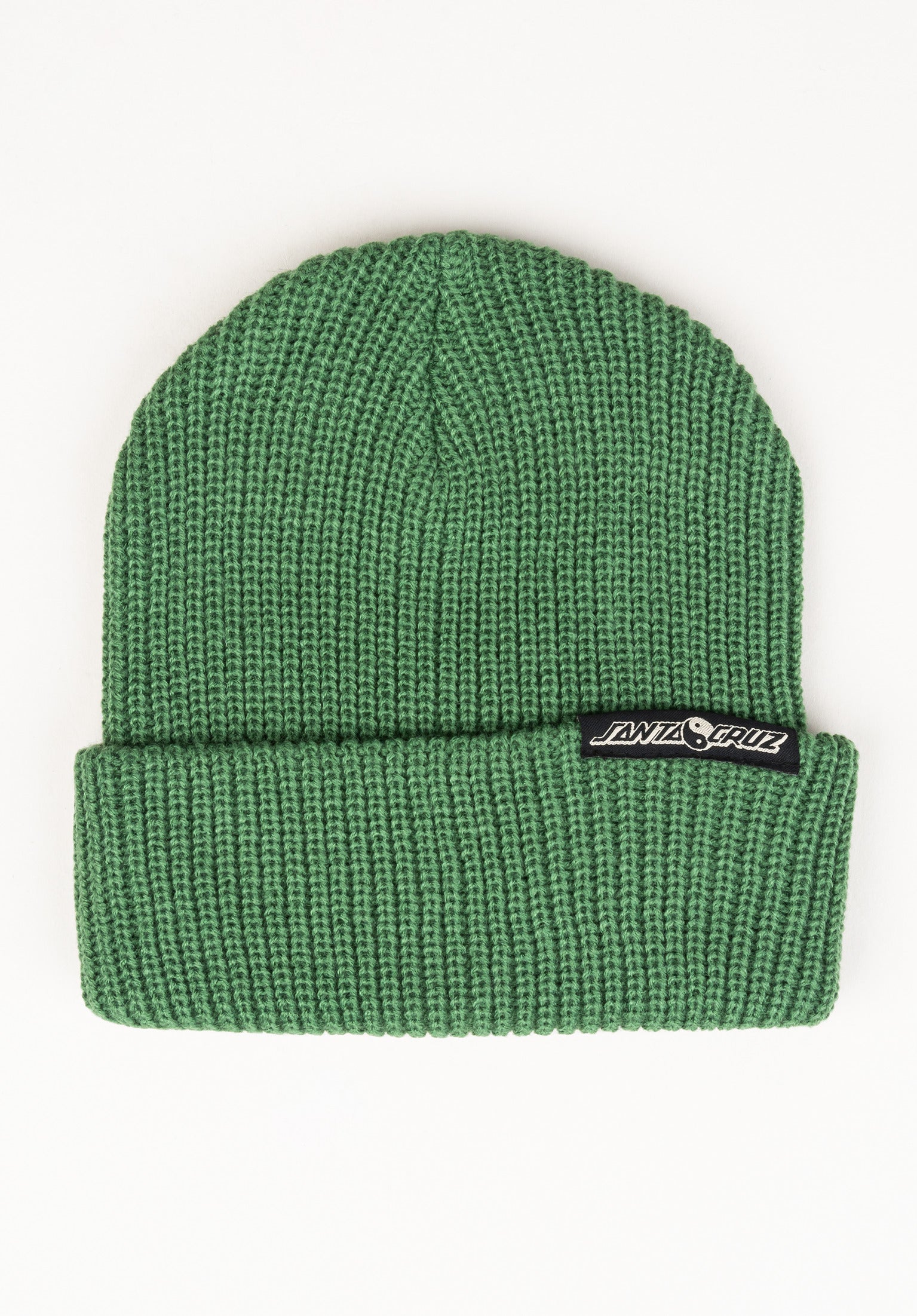 Yin Yang Strip Santa Cruz Beanie in jade for Men TITUS