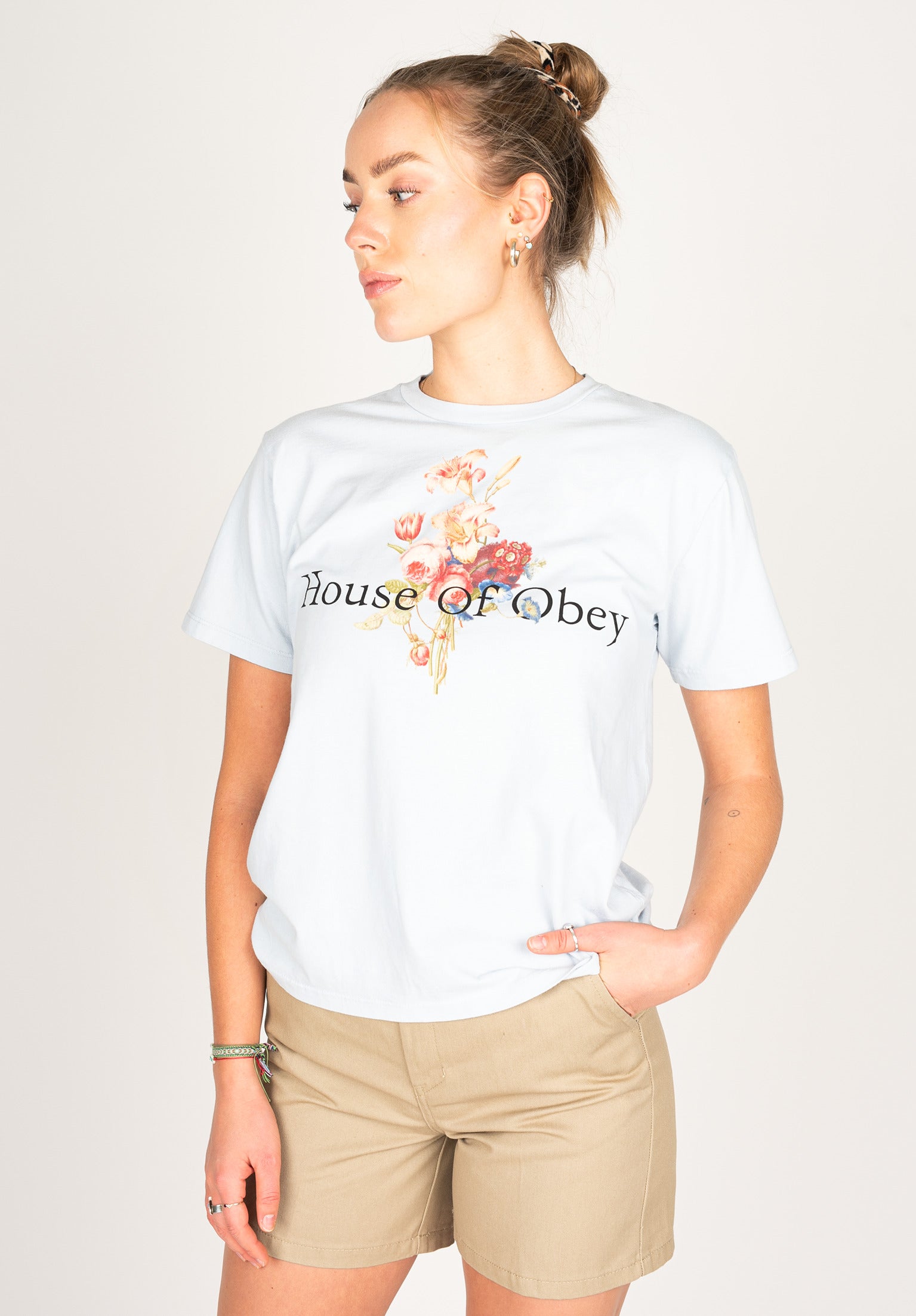 Obey t shirt dames sale