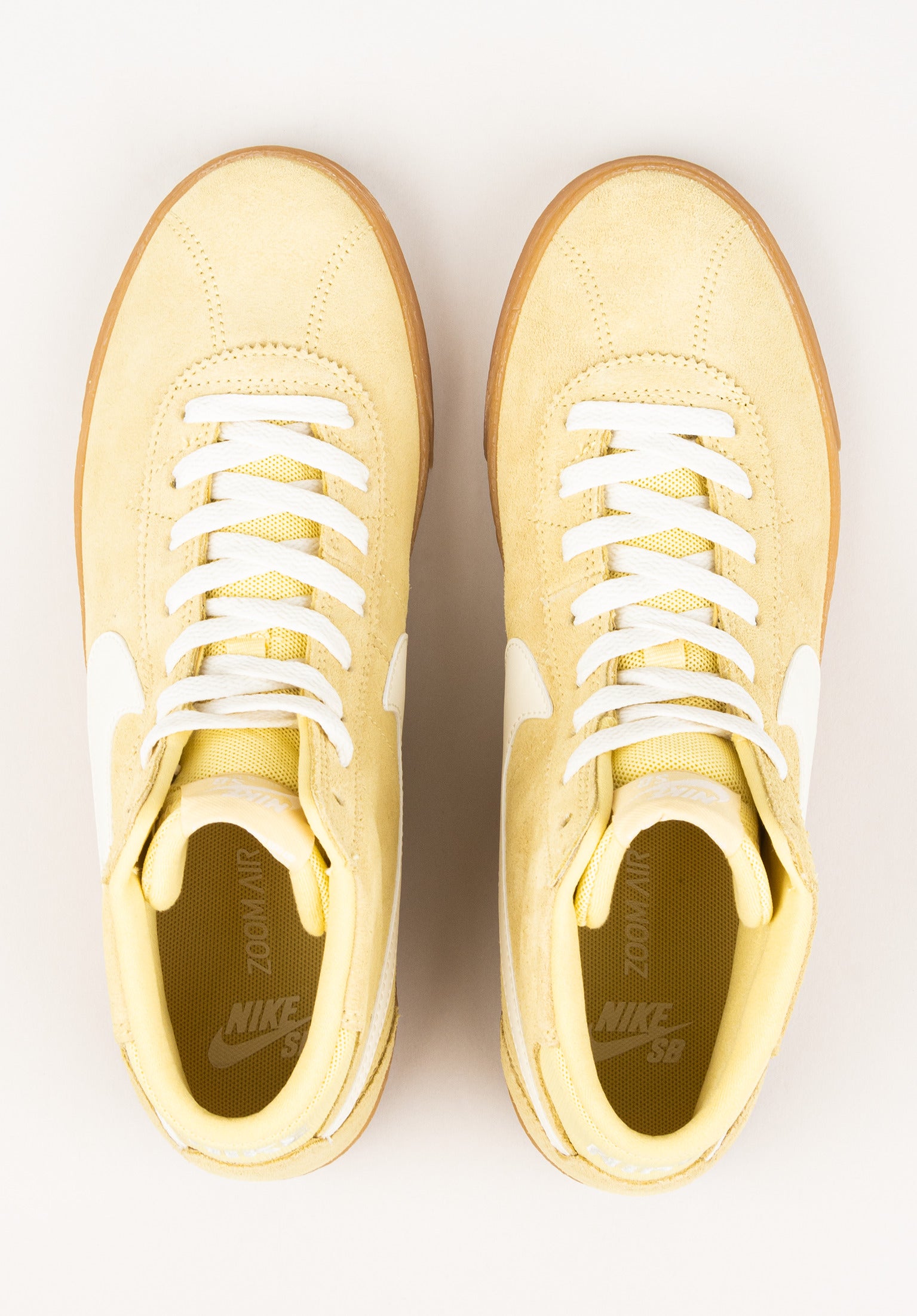 Bruin High Nike SB Chaussures Femme en lemonwash sail lemonwash