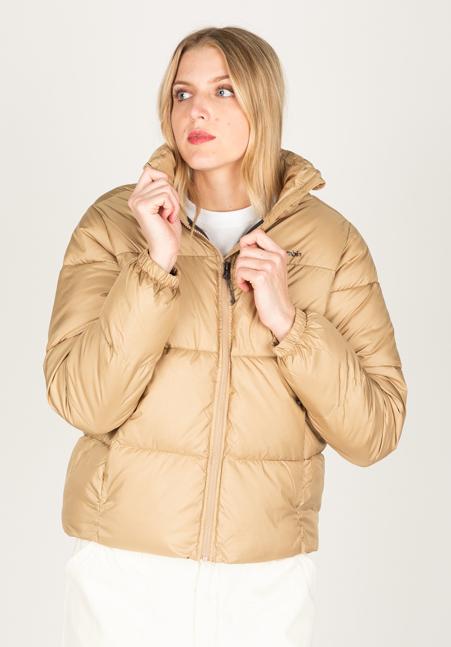 Columbia yellow puffer jacket online