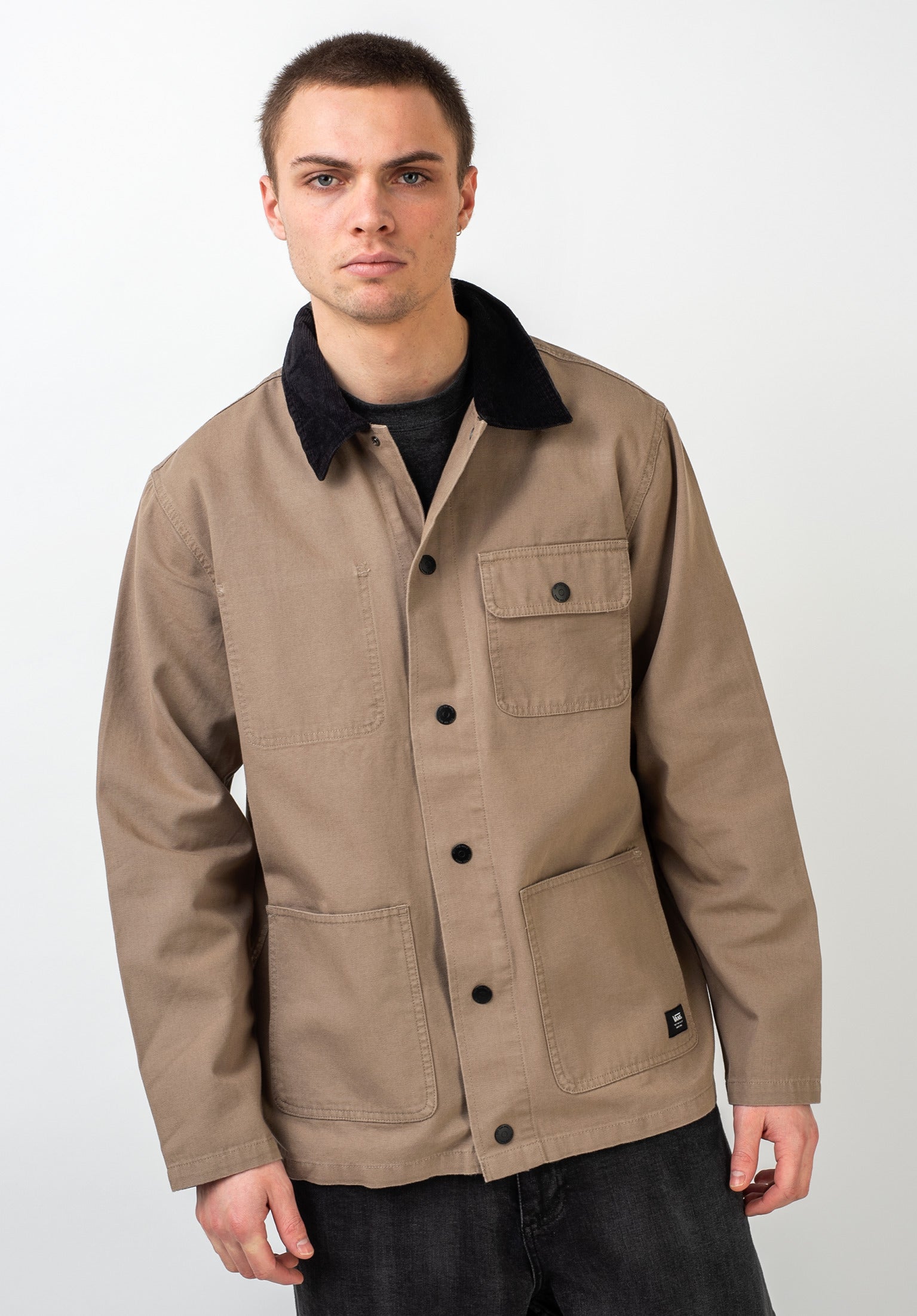 Drill Chore Coat Vans Light Jacket in militarykhaki for Men TITUS