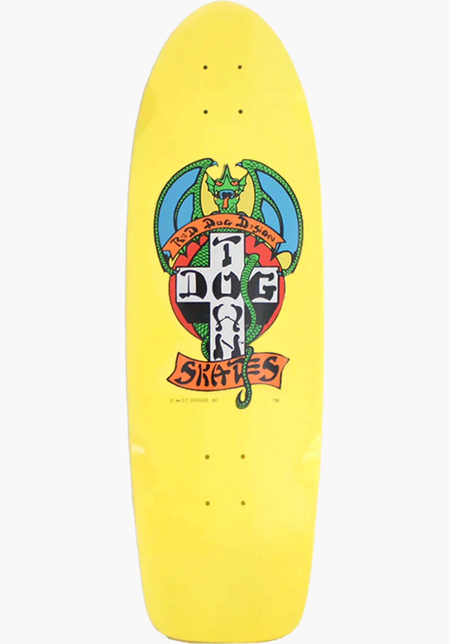 OG Red Dog 70's Rider Dogtown Deck in yellow – TITUS