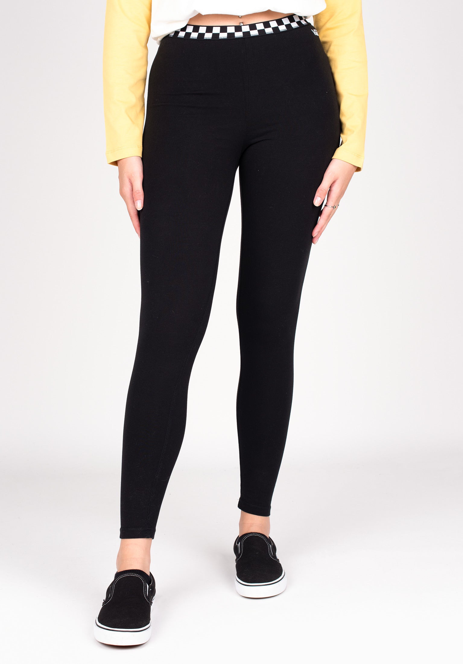 Wm Bladez Check Vans Leggings in black for Women TITUS