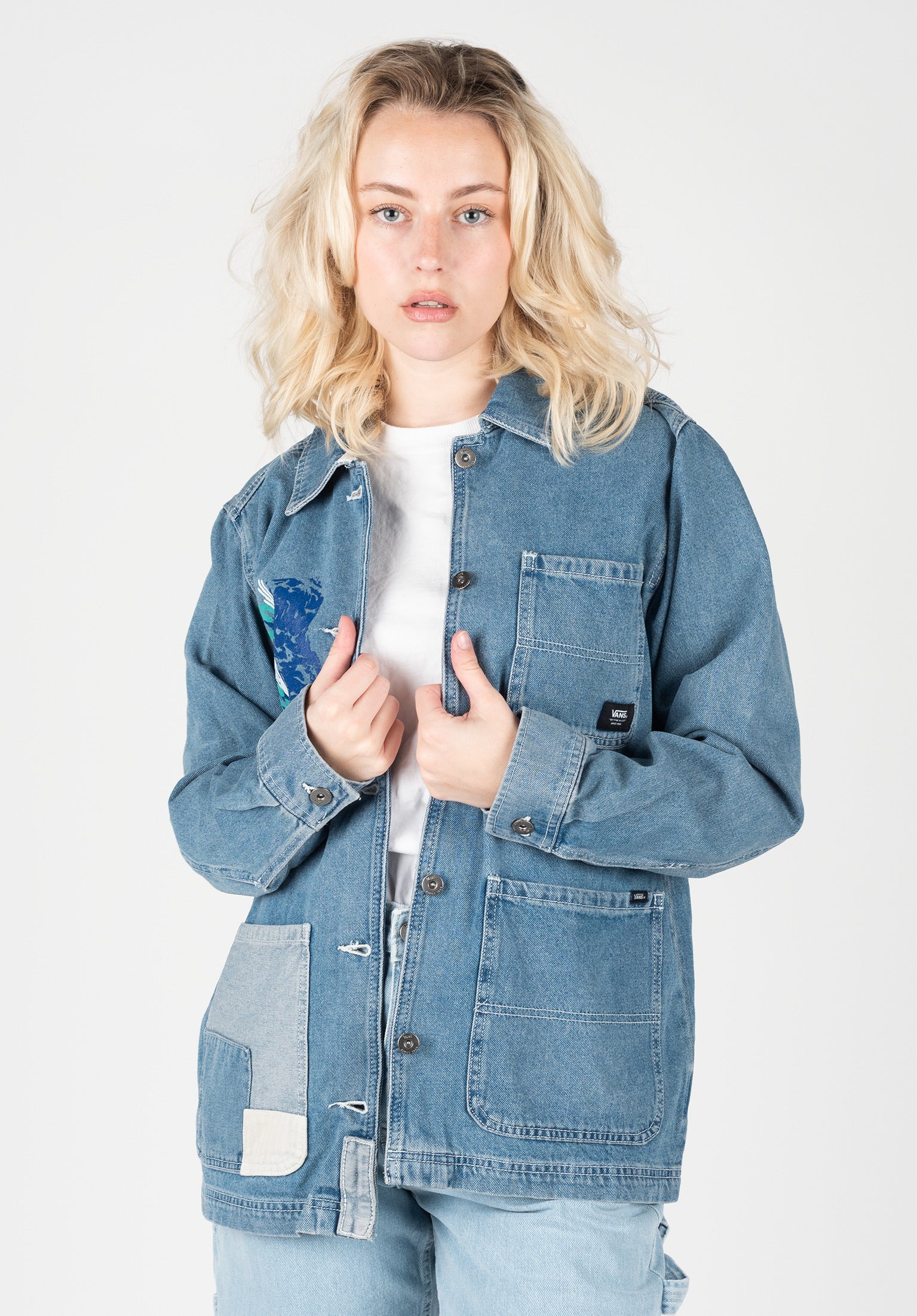 Denim jacket and vans online