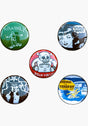 Usual-Suspects-Buttons-5er no color Vorderansicht