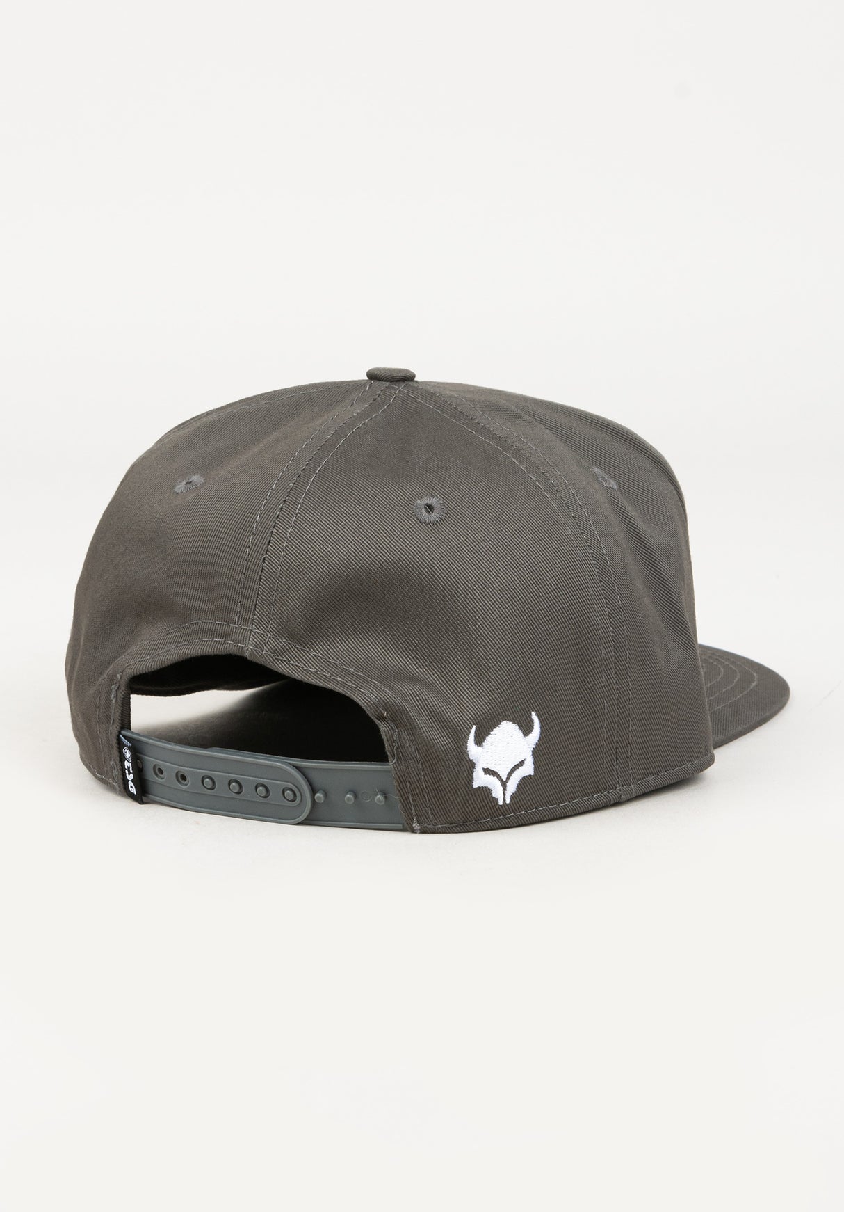 Leather Label Snapback grey Rückenansicht