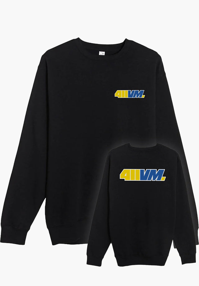 411VM Logo (Yellow/Blue) black Vorderansicht