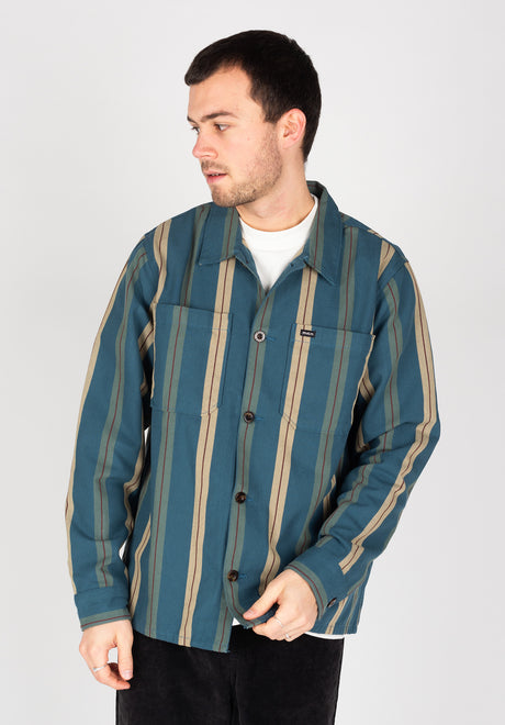 Americana Overshirt duckblue Vorderansicht