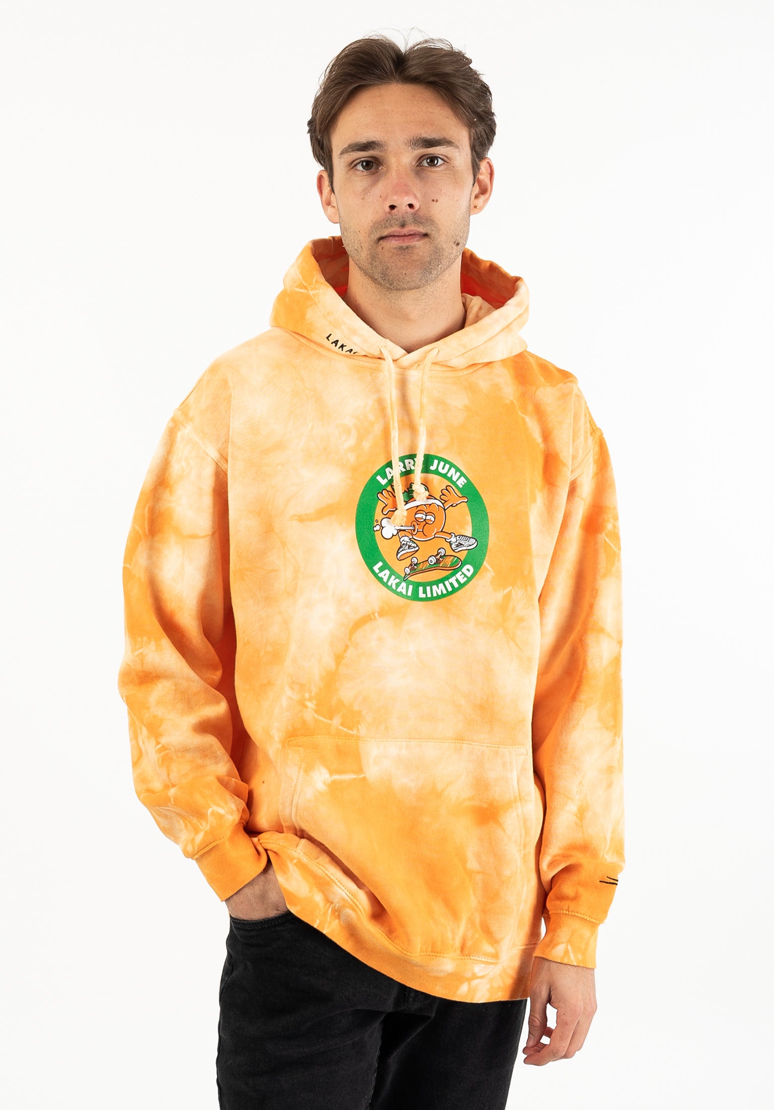 Larry shops June & Lakai Limited Tie-Dye Hoodie (2XL)