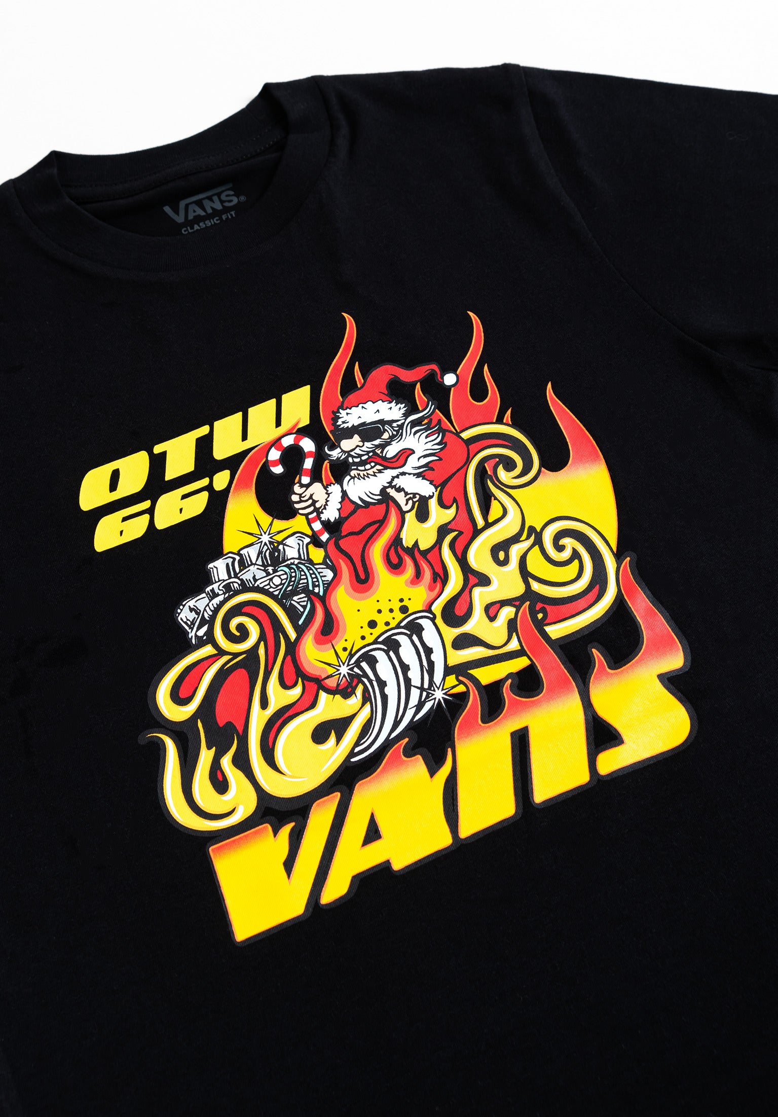 Vans flame hot sale shirt