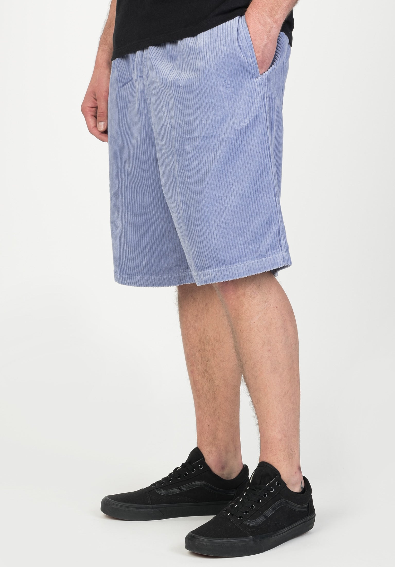 Easy Relaxed Corduroy Shorts OBEY Chino-Short in irisflower for