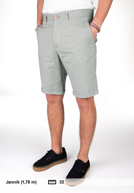 Golfer Chambray olivegrey Vorderansicht