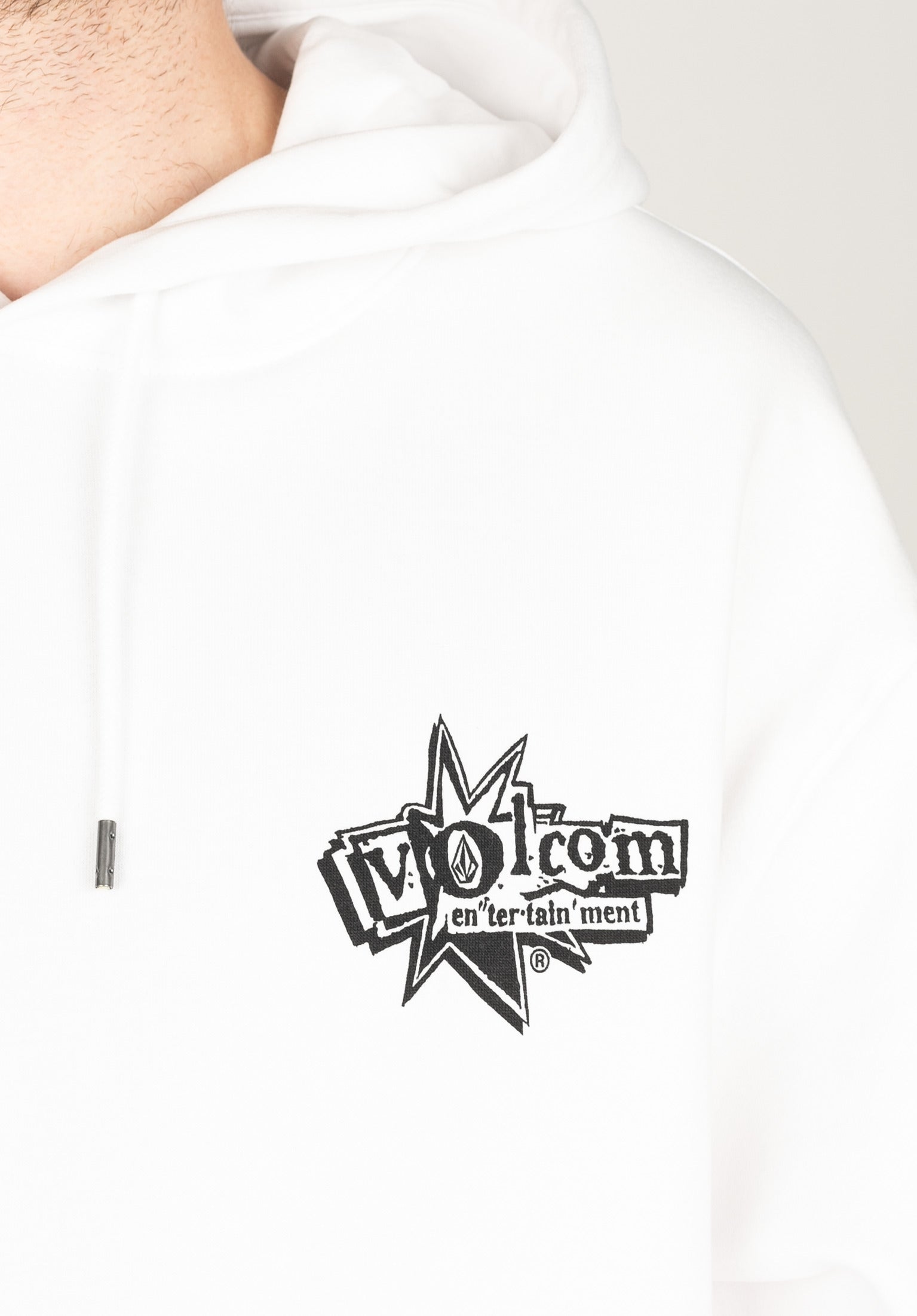 V Ent Po Volcom Hoodie in white for Men – TITUS