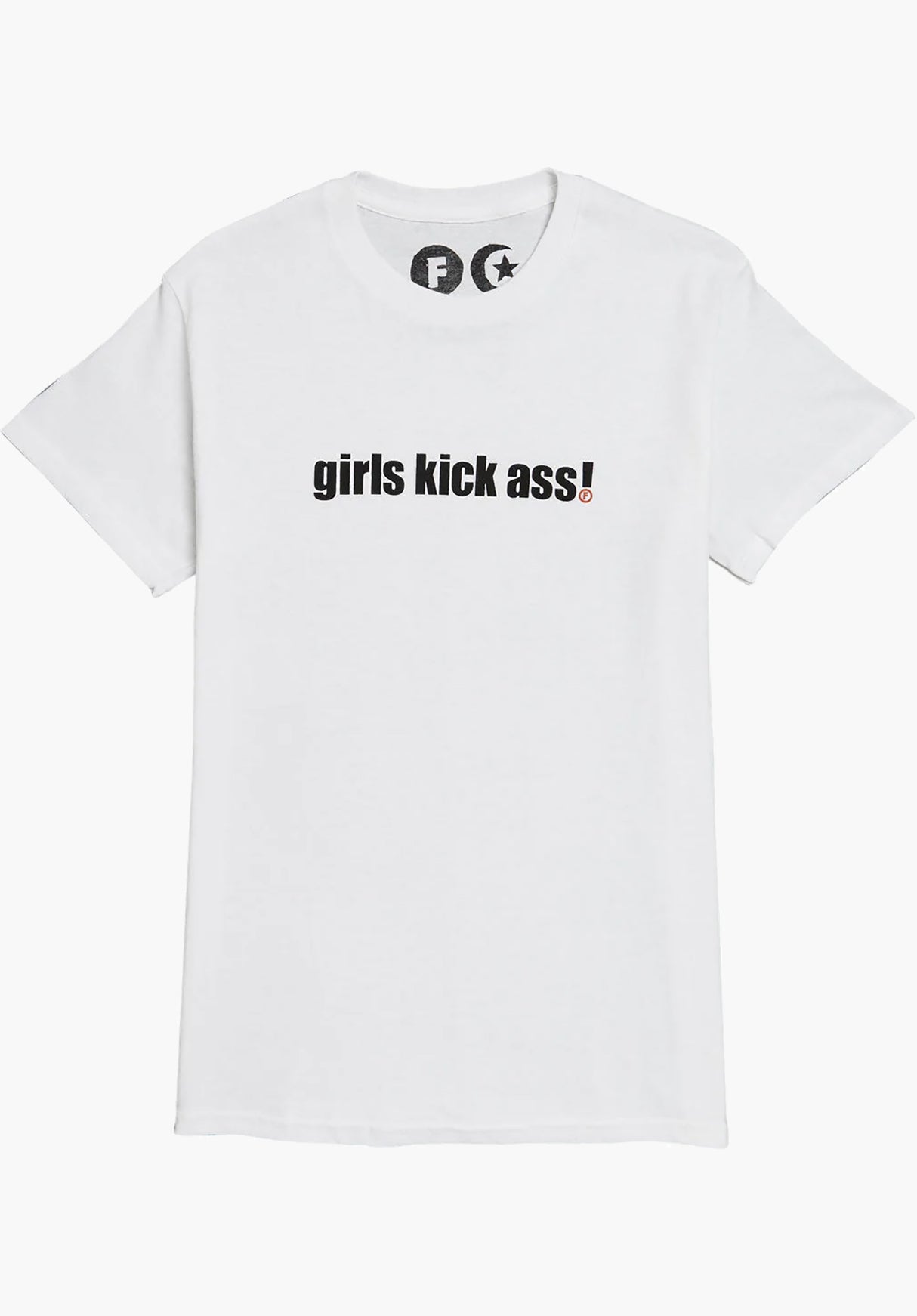 Girls Kick Ass white Vorderansicht