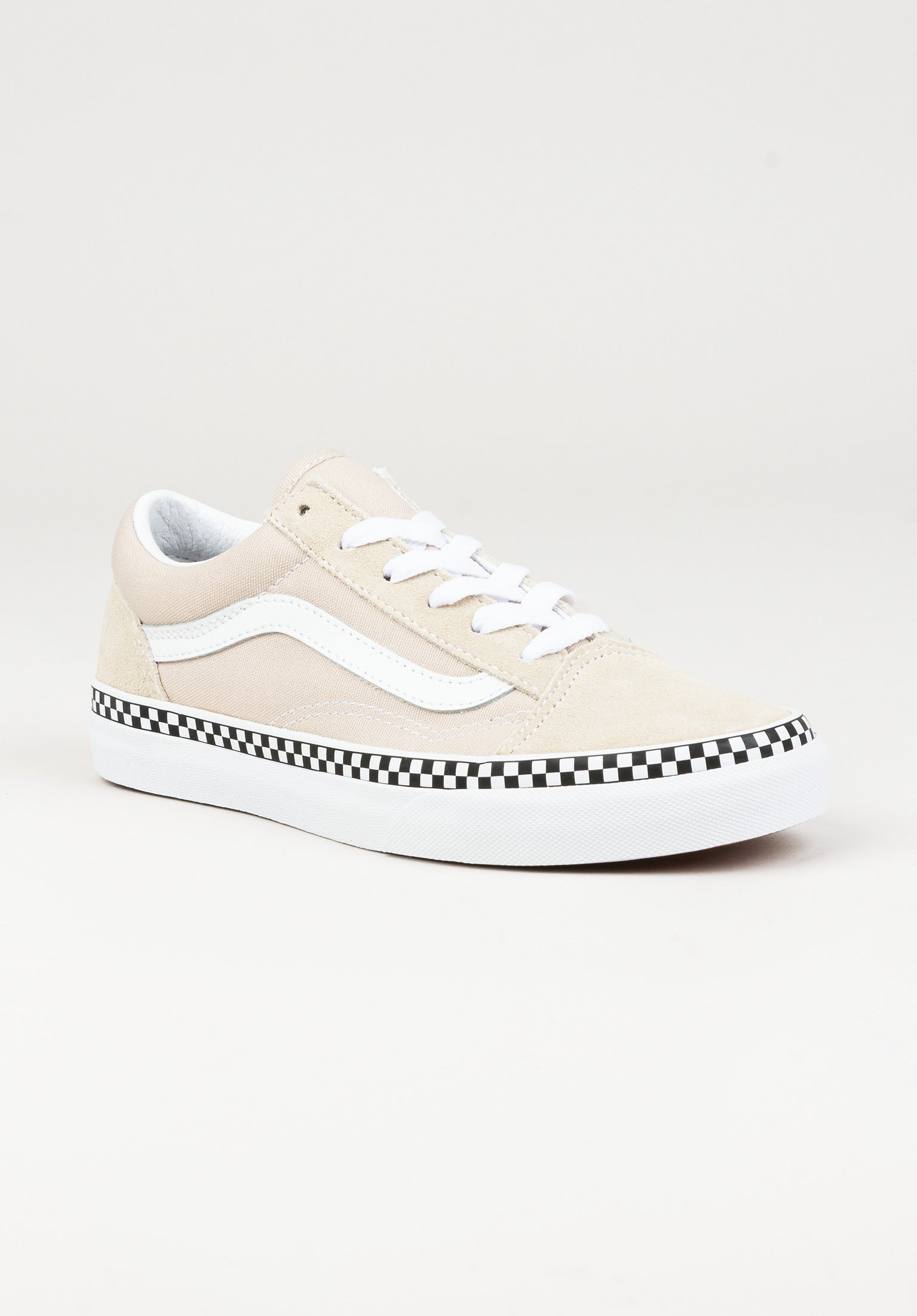 Old Skool Kids Vans Kids Shoes in checkerboard foxing frenchoak