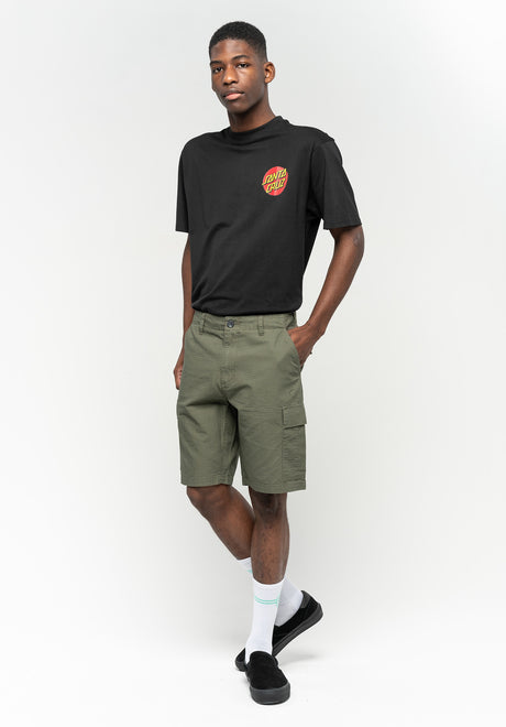 Defeat Workshort militarygreen Vorderansicht