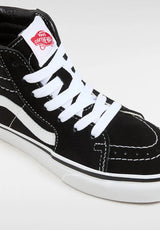 Sk8-Hi Kids black-truewhite Closeup2