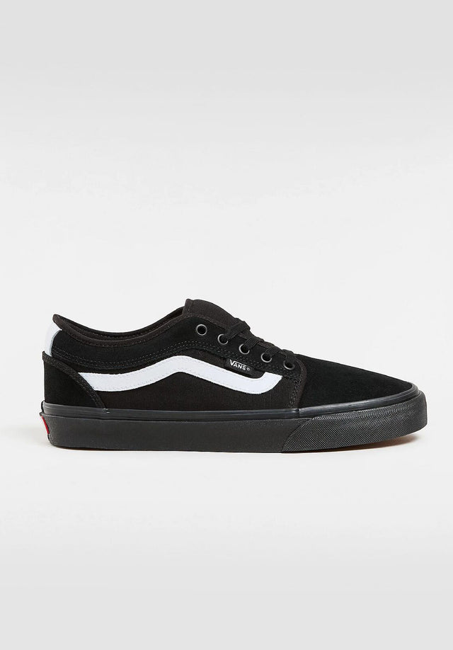 Skate Chukka Low Sidestripe black-black-white Vorderansicht