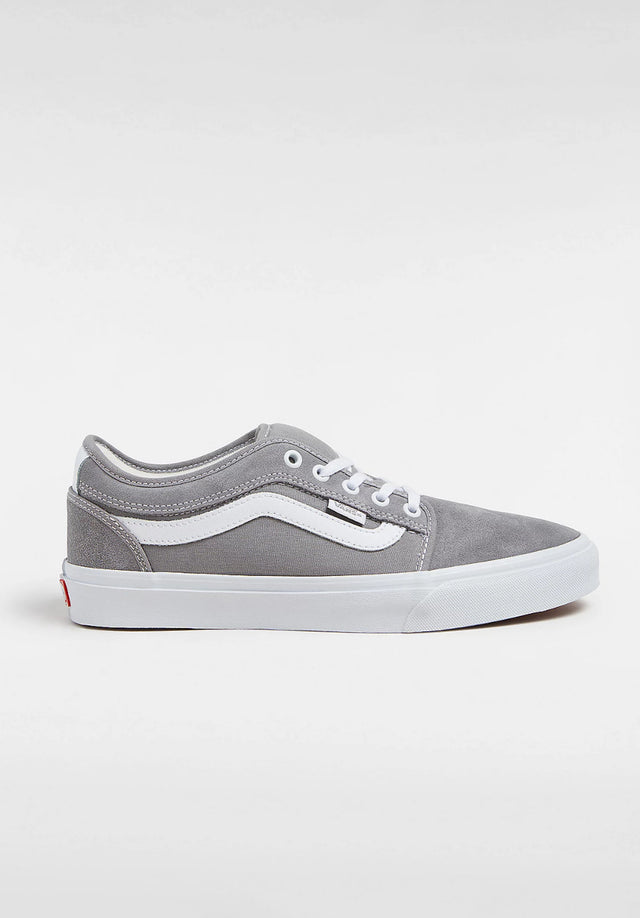 Skate Chukka Low Sidestripe lightgrey Vorderansicht